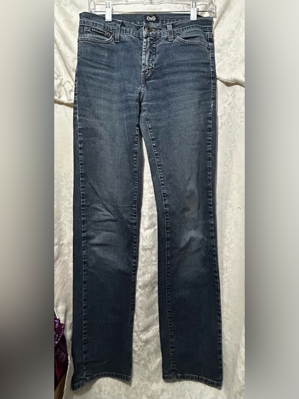 Dolce & Gabbana Dark Wash Straight-Leg y2k Jeans